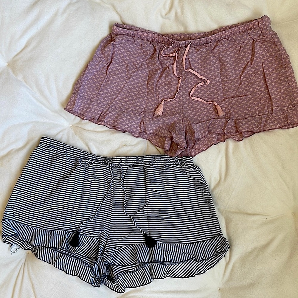 Gilligan & O’Malley Pajama Shorts: (Size M) 2 PAIRS!!